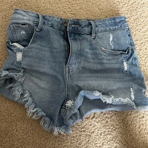 Denim shorts